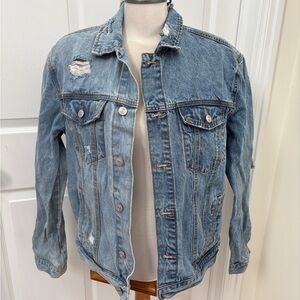 Forever 21 Men  Classic Blue Denim Jacket size medium